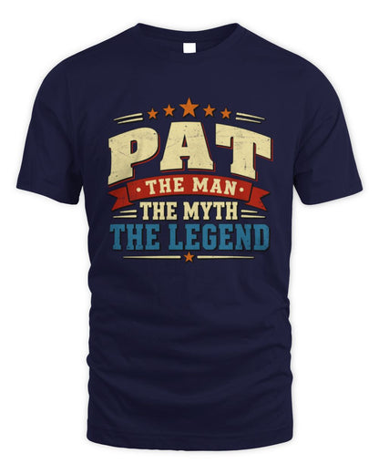 The Man The Myth The Legend Ribbon Vintage T-Shirt PAT M1-56 / Unisex Standard T-Shirt / navy