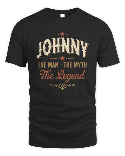 I'm Name I'm Not Rude I Just Have The Balls Funny T-Shirt JOHNNY M1-77 / Unisex Standard T-Shirt / black