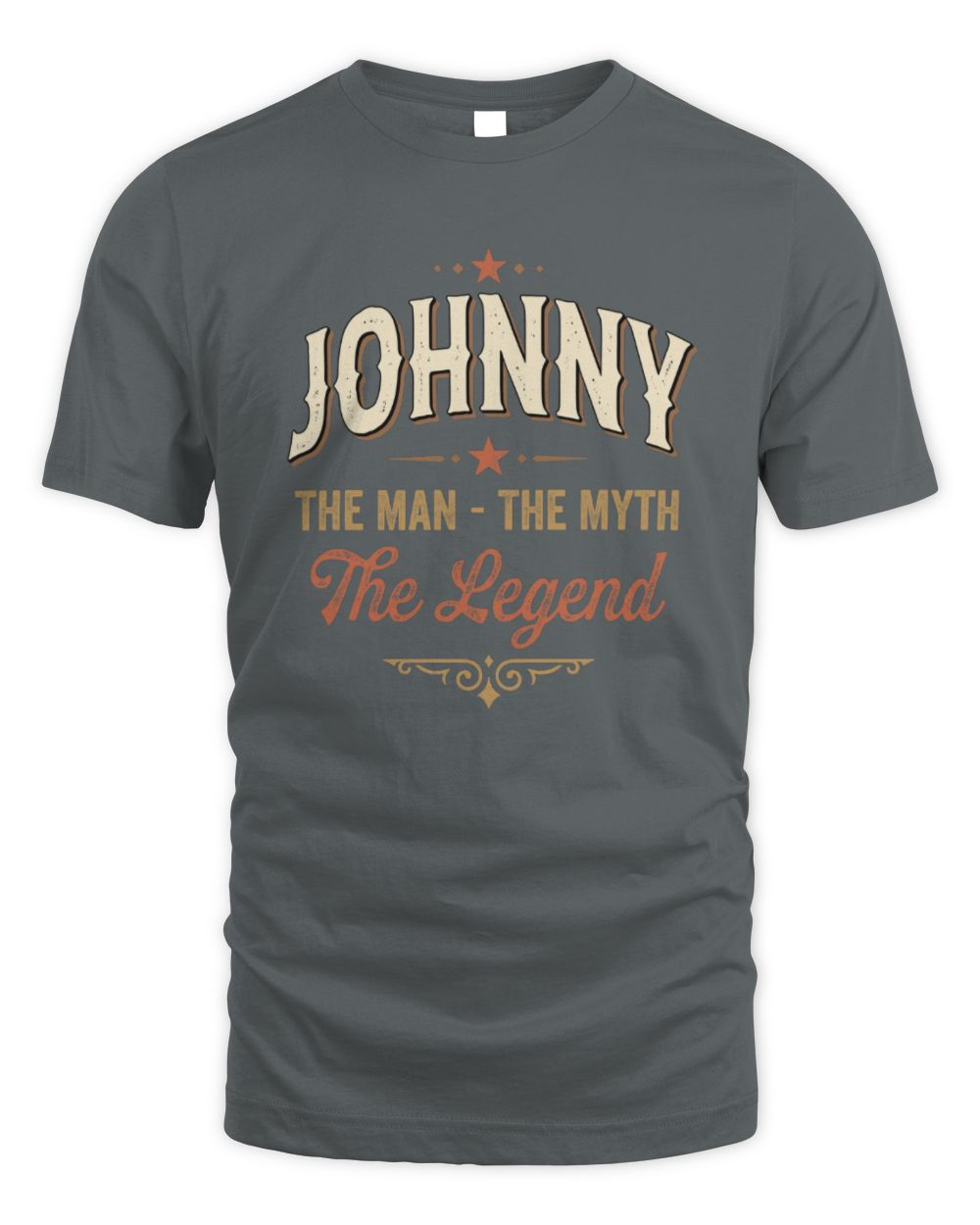 I'm Name I'm Not Rude I Just Have The Balls Funny T-Shirt JOHNNY M1-77 / Unisex Standard T-Shirt / charcoal