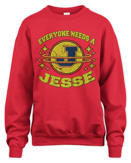 Everyone Needs a Your Name Shirt JESSE M1-76 / Unisex Sweatshirt / red