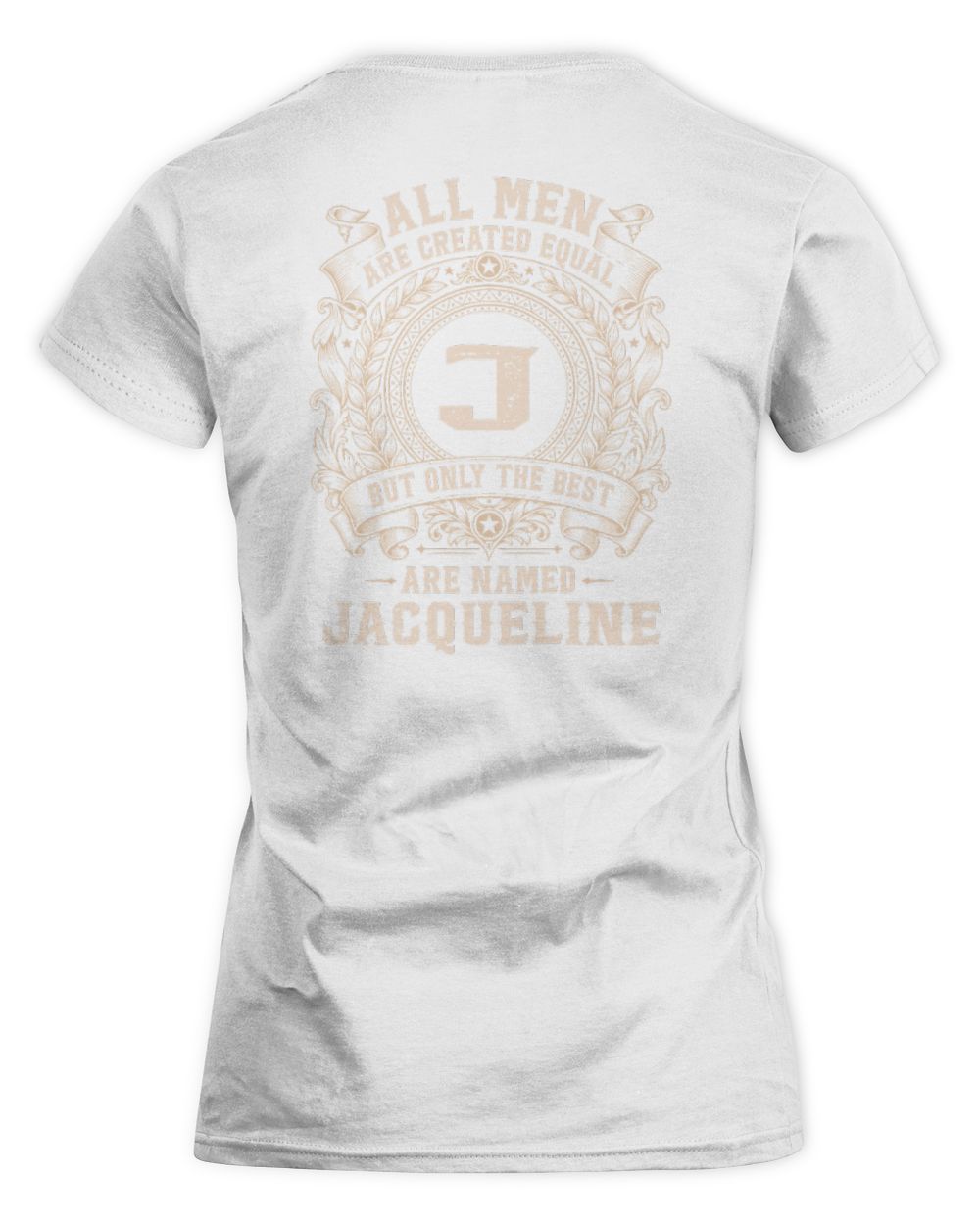 All Men Are Created Equal Cool Logo Shirt JACQUELINE M1-60 / Women's Standard T-Shirt / white