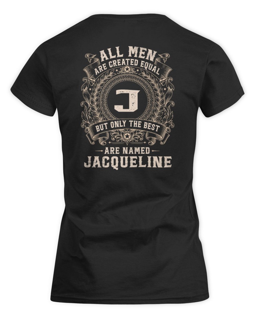 All Men Are Created Equal Cool Logo Shirt JACQUELINE M1-60 / Women's Standard T-Shirt / black