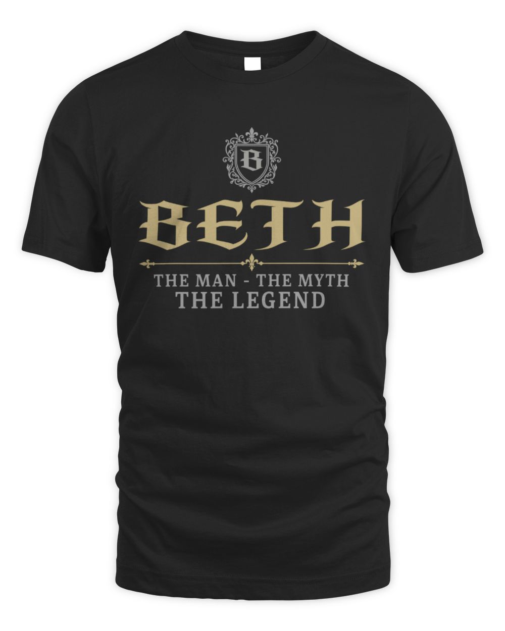The Man The Myth The Legend Western Shirt BETH M1-78 / Unisex Standard T-Shirt / black