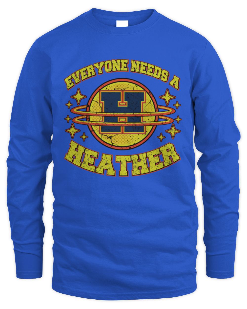 Everyone Needs a Your Name Shirt HEATHER M1-76 / Men's Long Sleeved T-Shirt / red