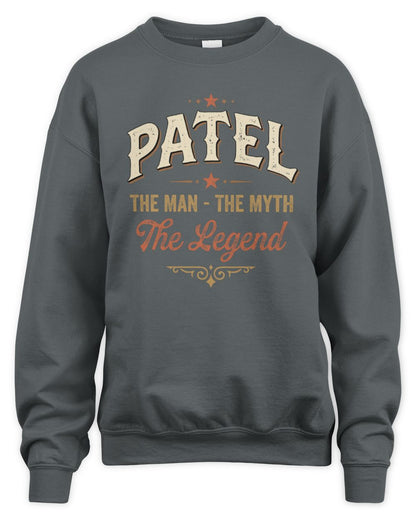I'm Name I'm Not Rude I Just Have The Balls Funny T-Shirt PATEL M1-77 / Unisex Sweatshirt / charcoal