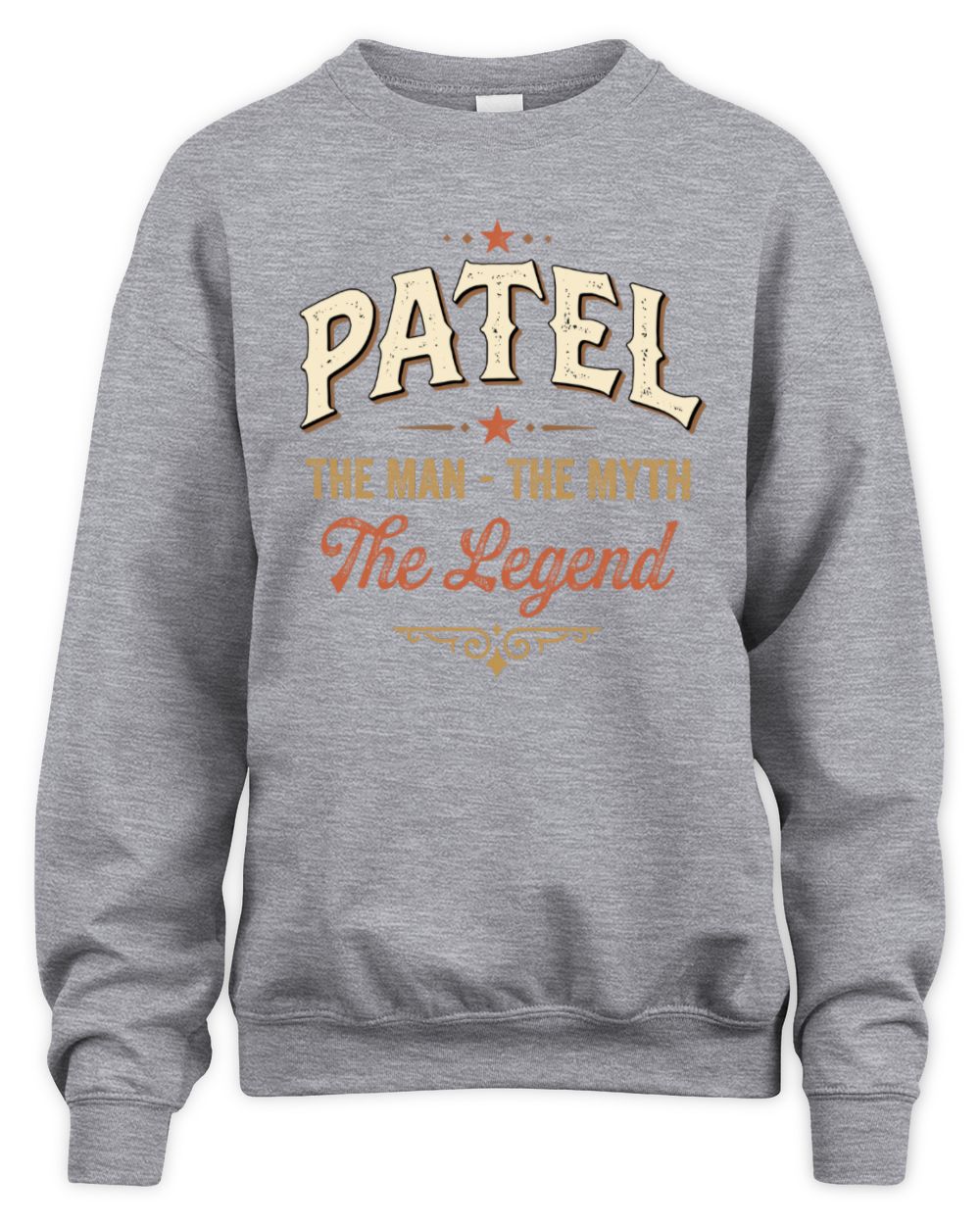 I'm Name I'm Not Rude I Just Have The Balls Funny T-Shirt PATEL M1-77 / Unisex Sweatshirt / sport grey
