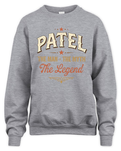 I'm Name I'm Not Rude I Just Have The Balls Funny T-Shirt PATEL M1-77 / Unisex Sweatshirt / sport grey