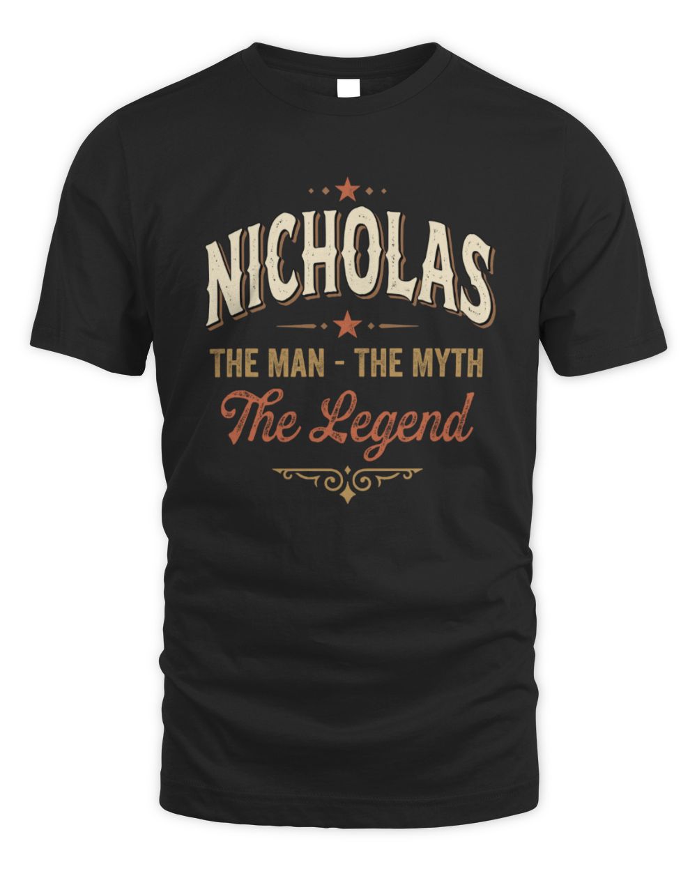 I'm Name I'm Not Rude I Just Have The Balls Funny T-Shirt NICHOLAS M1-77 / Unisex Standard T-Shirt / black
