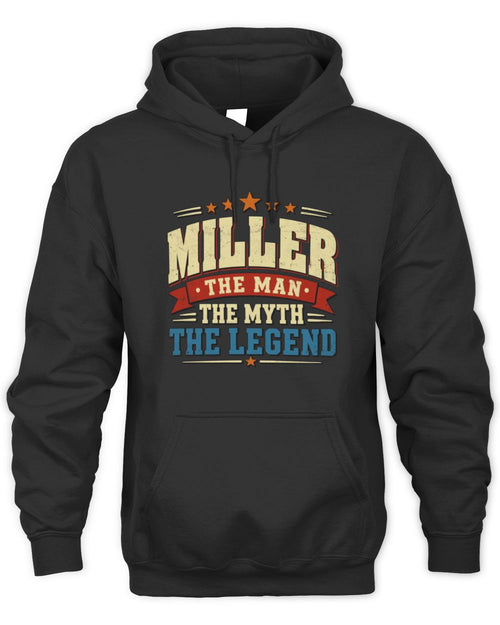 The Man The Myth The Legend Ribbon Vintage T-Shirt MILLER M1-56 / Unisex Hoodie / black