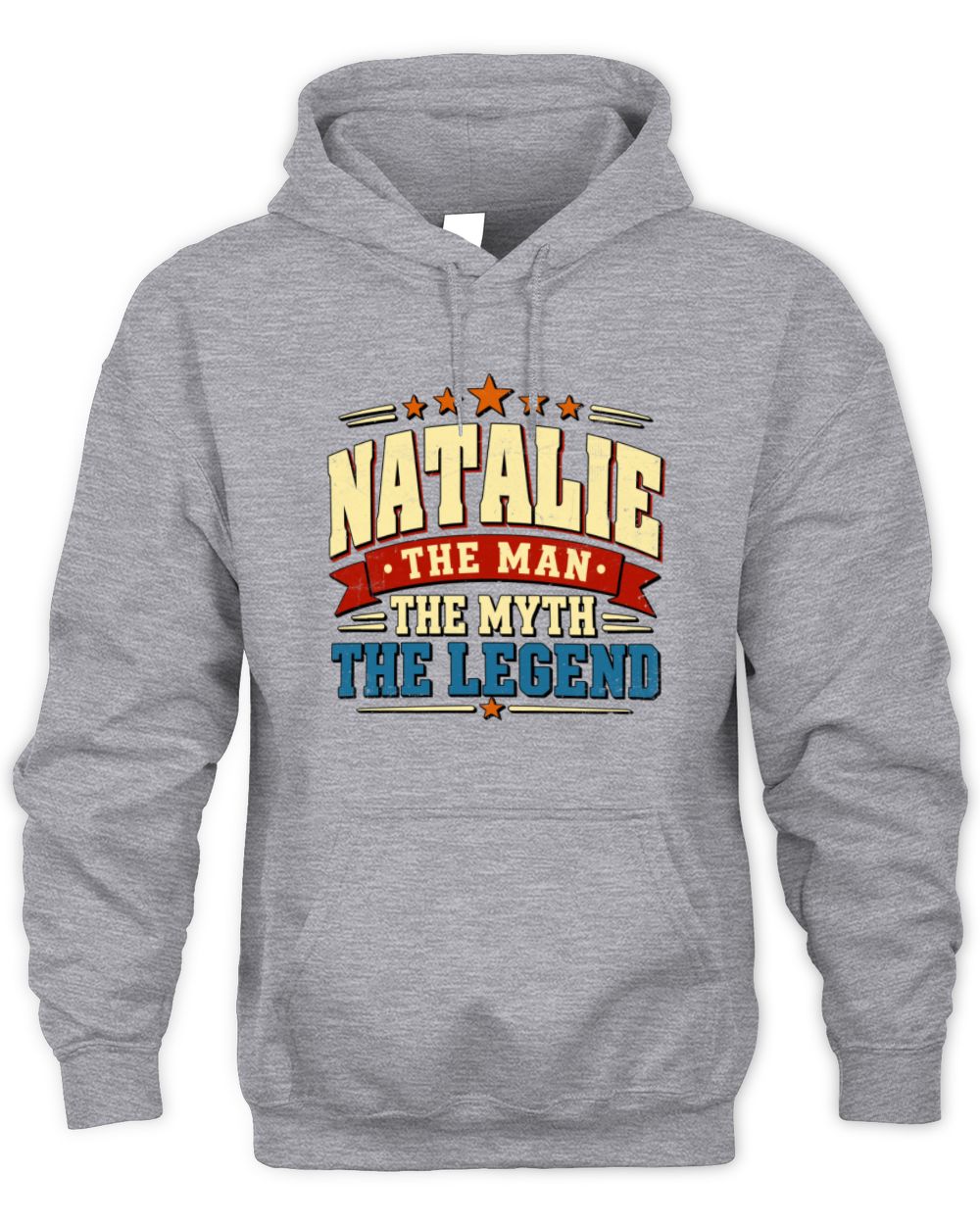 The Man The Myth The Legend Ribbon Vintage T-Shirt NATALIE M1-56 / Unisex Hoodie / sport grey
