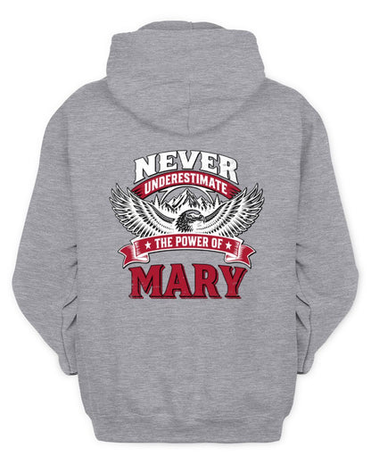 Never Underestimate Your Name Eagle Mountain Shirt MARY M1-61 / Unisex Hoodie / sport grey