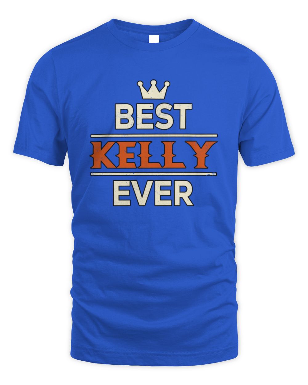 Best Your Name With Crown Shirt KELLY M1-59 / Unisex Standard T-Shirt / royal
