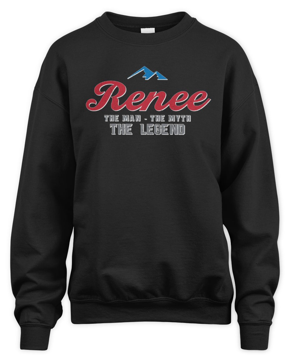 The Man The Myth The Legend Coors Light Beer T-Shirt RENEE M1-S84 / Unisex Sweatshirt / black
