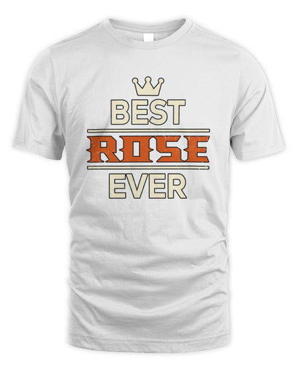 Best Your Name With Crown Shirt ROSE M1-59 / Unisex Standard T-Shirt / white
