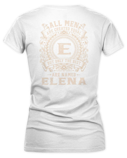 All Men Are Created Equal Cool Logo Shirt ELENA M1-60 / Women's V-Neck T-Shirt / white