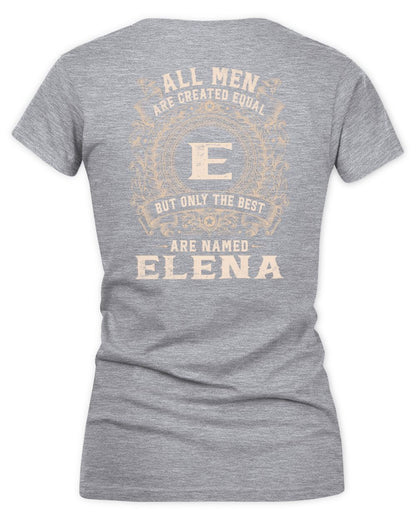 All Men Are Created Equal Cool Logo Shirt ELENA M1-60 / Women's V-Neck T-Shirt / sport grey