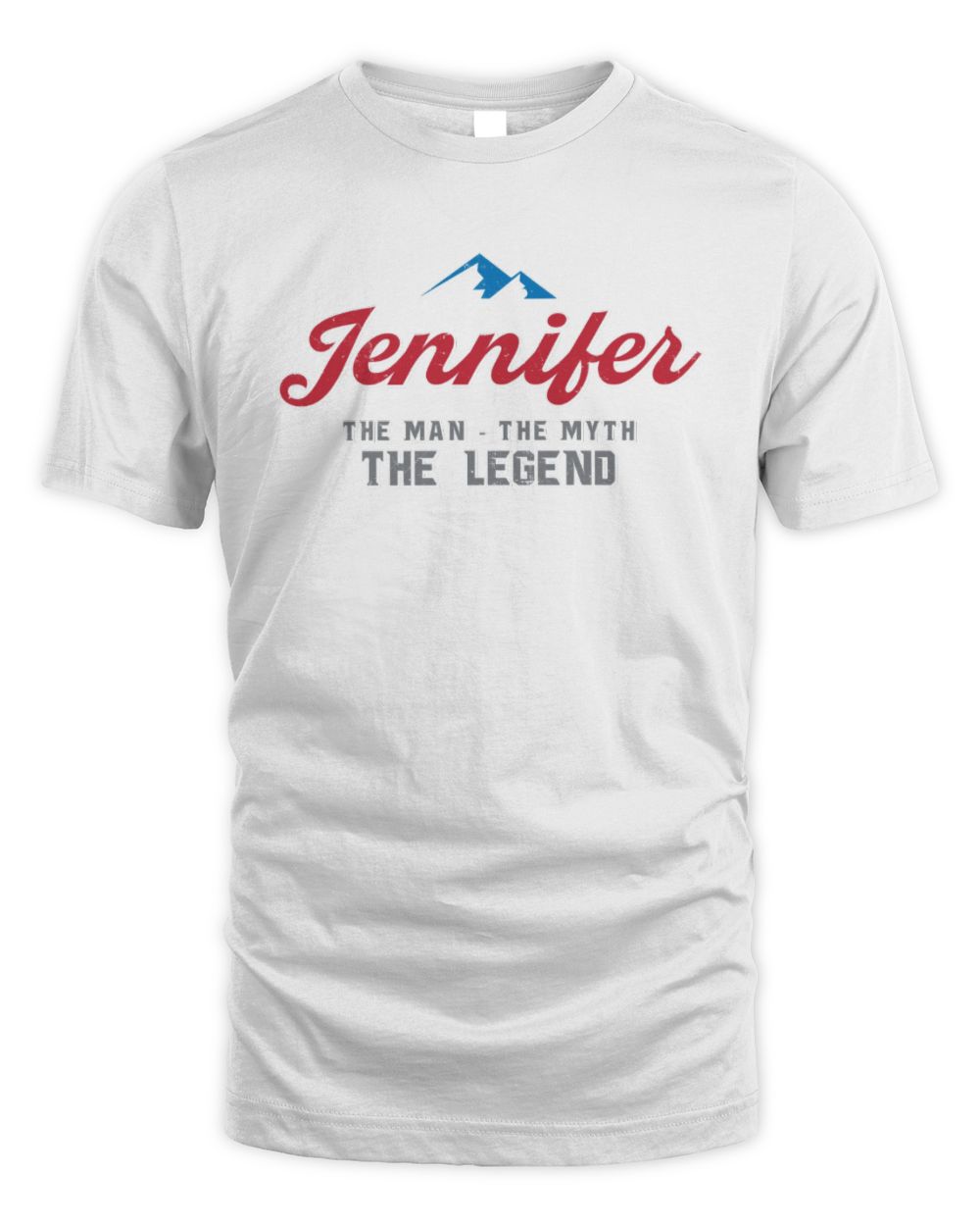 The Man The Myth The Legend Coors Light Beer T-Shirt JENNIFER M1-S84 / Unisex Standard T-Shirt / white