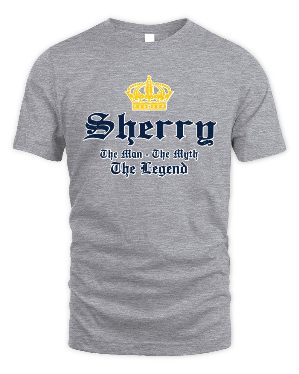 The Man The Myth The Legend Corona Beer T-Shirt SHERRY M1-S83 / Unisex Standard T-Shirt / sport grey