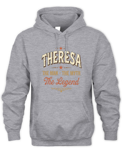 I'm Name I'm Not Rude I Just Have The Balls Funny T-Shirt THERESA M1-77 / Unisex Hoodie / sport grey