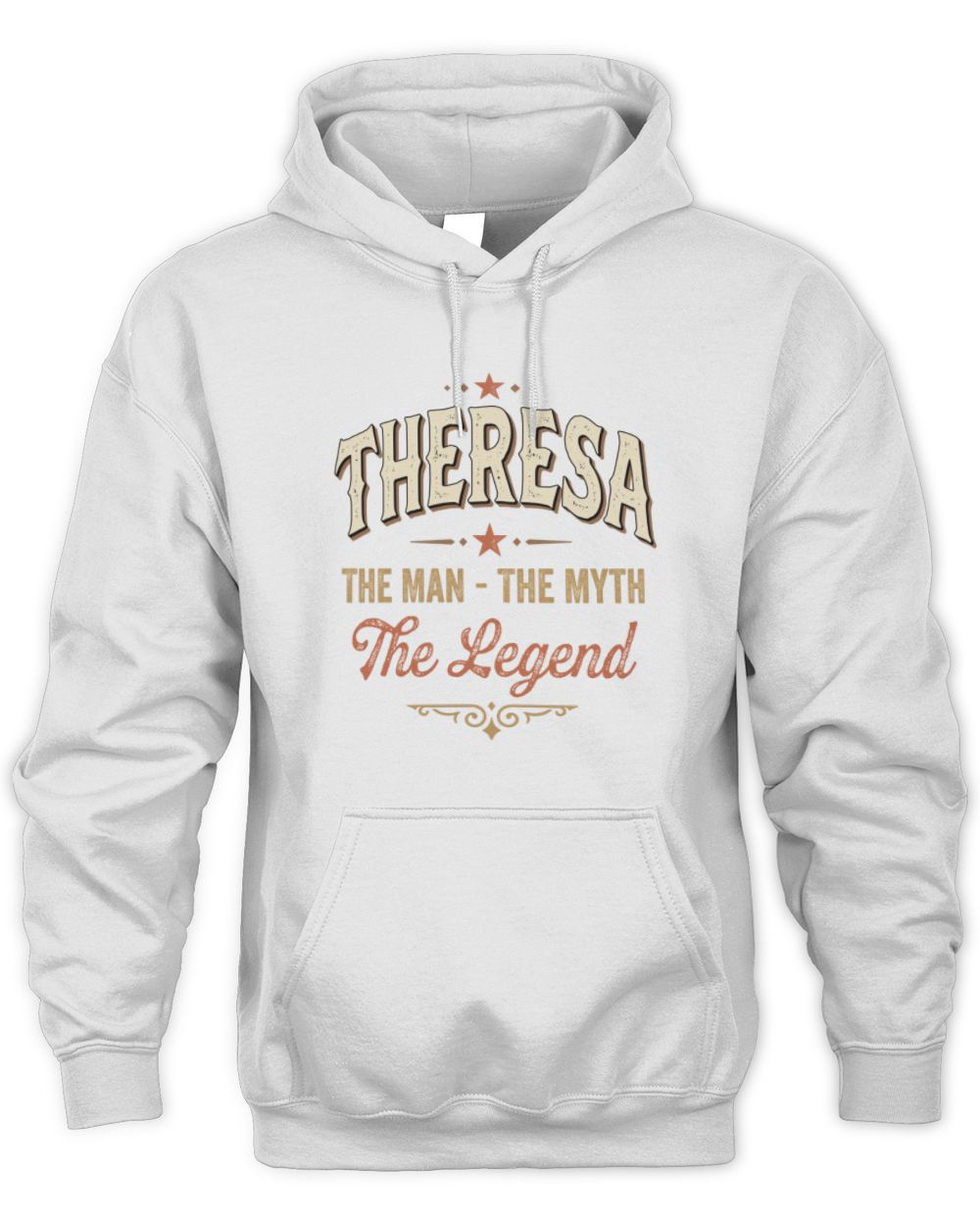 I'm Name I'm Not Rude I Just Have The Balls Funny T-Shirt THERESA M1-77 / Unisex Hoodie / white