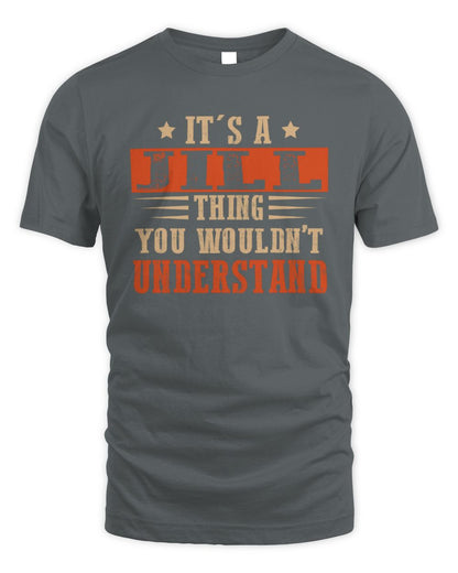 It's a Name Thing Personalized Funny Shirt JILL M1-51 / Unisex Standard T-Shirt / charcoal