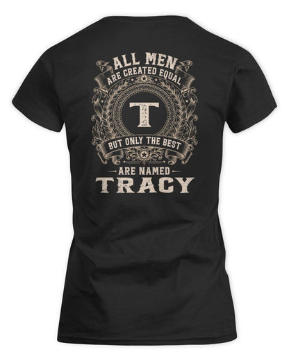 All Men Are Created Equal Cool Logo Shirt TRACY M1-60 / Women's Standard T-Shirt / black