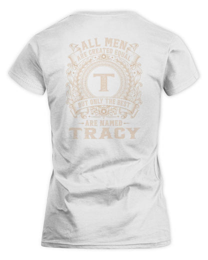 All Men Are Created Equal Cool Logo Shirt TRACY M1-60 / Women's Standard T-Shirt / white