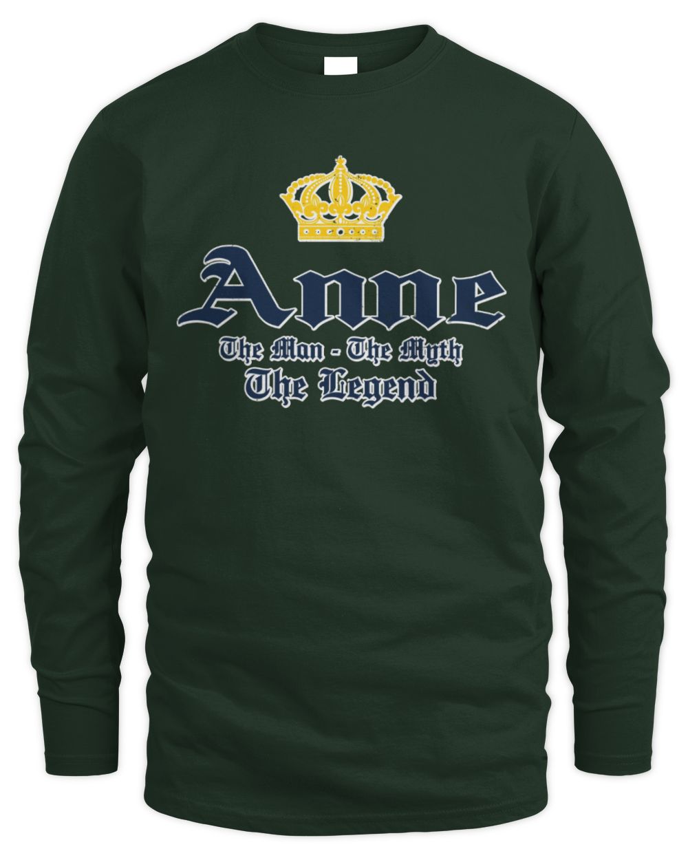 The Man The Myth The Legend Corona Beer T-Shirt ANNE M1-S83 / Men's Long Sleeved T-Shirt / forest green
