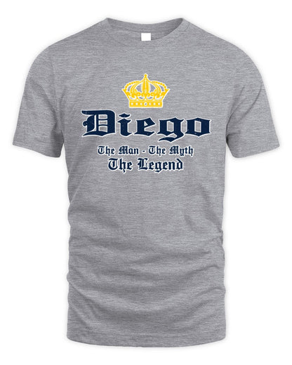 The Man The Myth The Legend Corona Beer T-Shirt DIEGO M1-S83 / Unisex Standard T-Shirt / sport grey