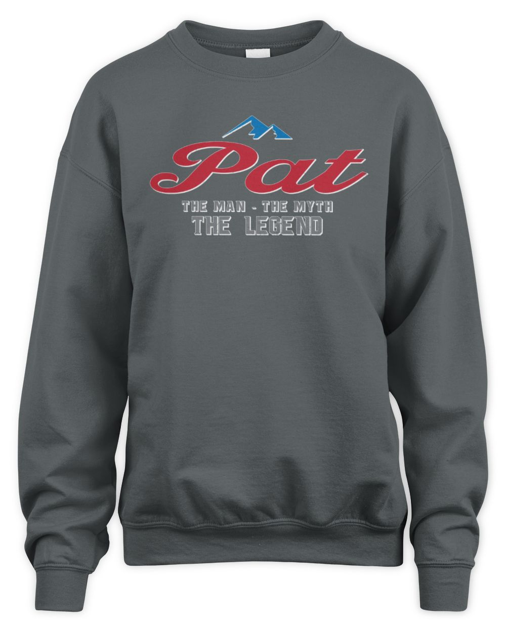 The Man The Myth The Legend Coors Light Beer T-Shirt PAT M1-S84 / Unisex Sweatshirt / charcoal
