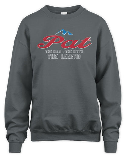 The Man The Myth The Legend Coors Light Beer T-Shirt PAT M1-S84 / Unisex Sweatshirt / charcoal