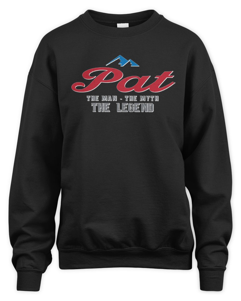 The Man The Myth The Legend Coors Light Beer T-Shirt PAT M1-S84 / Unisex Sweatshirt / black