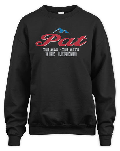 The Man The Myth The Legend Coors Light Beer T-Shirt PAT M1-S84 / Unisex Sweatshirt / black