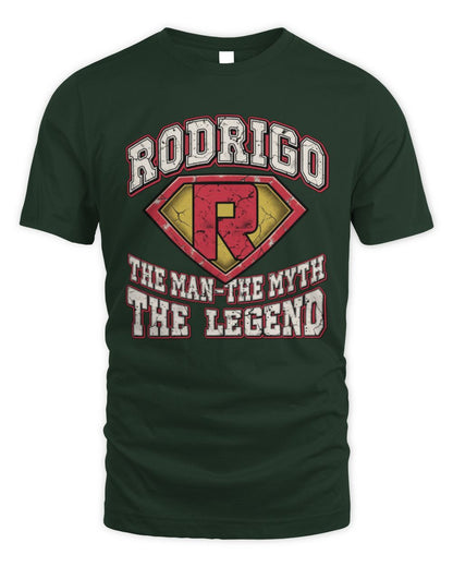 The Man The Myth The Legend Superman Graphic T-Shirt RODRIGO M1-74 / Unisex Standard T-Shirt / forest green