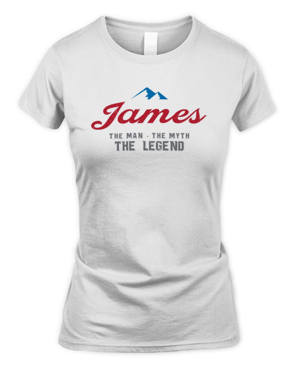 The Man The Myth The Legend Coors Light Beer T-Shirt JAMES M1-S84 / Women's Standard T-Shirt / white