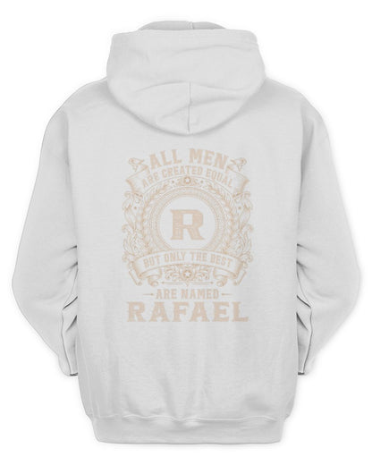 All Men Are Created Equal Cool Logo Shirt RAFAEL M1-60 / Unisex Hoodie / white