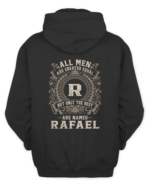 All Men Are Created Equal Cool Logo Shirt RAFAEL M1-60 / Unisex Hoodie / black