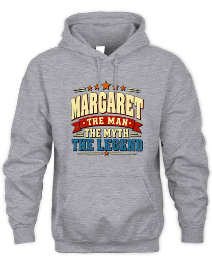 The Man The Myth The Legend Ribbon Vintage T-Shirt MARGARET M1-56 / Unisex Hoodie / sport grey