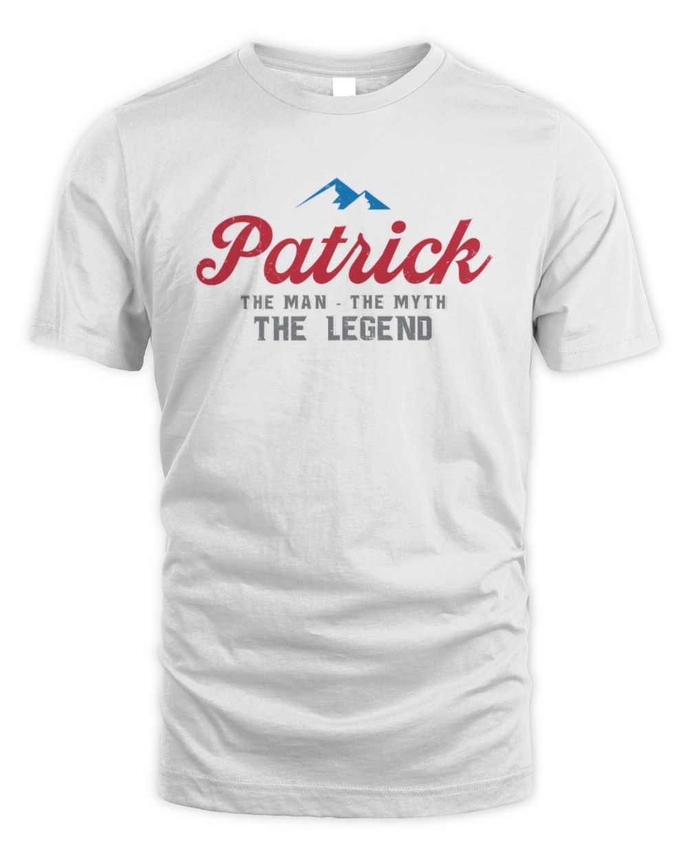 The Man The Myth The Legend Coors Light Beer T-Shirt PATRICK M1-S84 / Unisex Standard T-Shirt / white