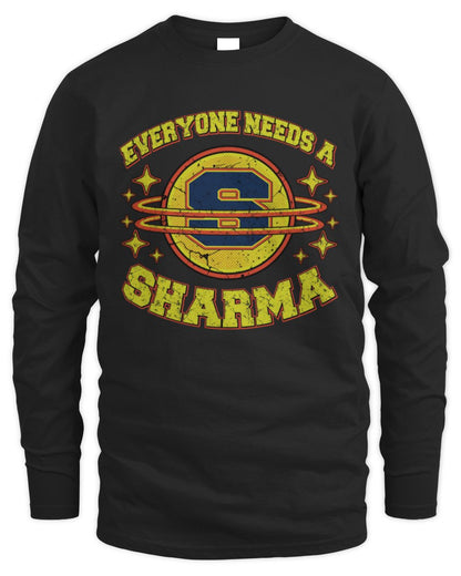 Everyone Needs a Your Name Shirt SHARMA M1-76 / Men's Long Sleeved T-Shirt / black