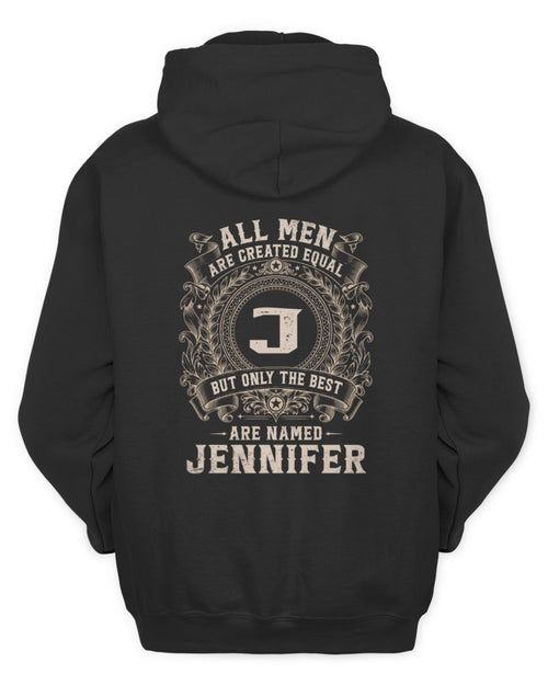 All Men Are Created Equal Cool Logo Shirt JENNIFER M1-60 / Unisex Hoodie / black