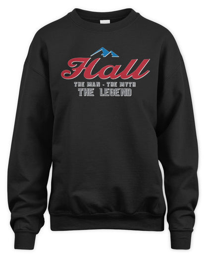 The Man The Myth The Legend Coors Light Beer T-Shirt HALL M1-S84 / Unisex Sweatshirt / black