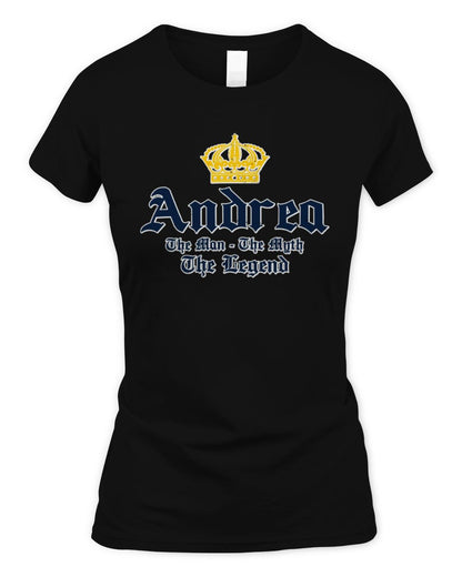 The Man The Myth The Legend Corona Beer T-Shirt ANDREA M1-S83 / Women's Standard T-Shirt / black