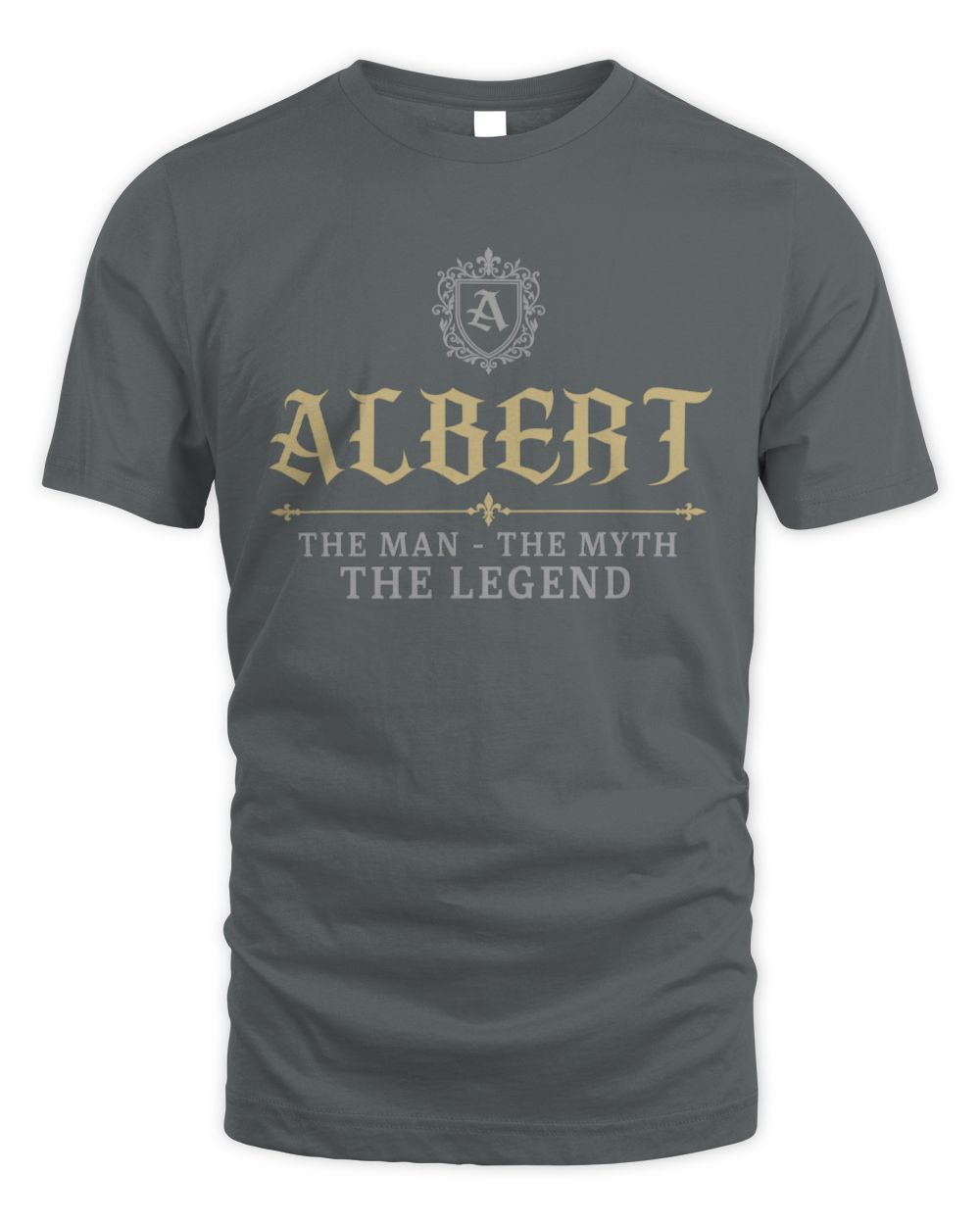 The Man The Myth The Legend Western Shirt ALBERT M1-78 / Unisex Standard T-Shirt / charcoal