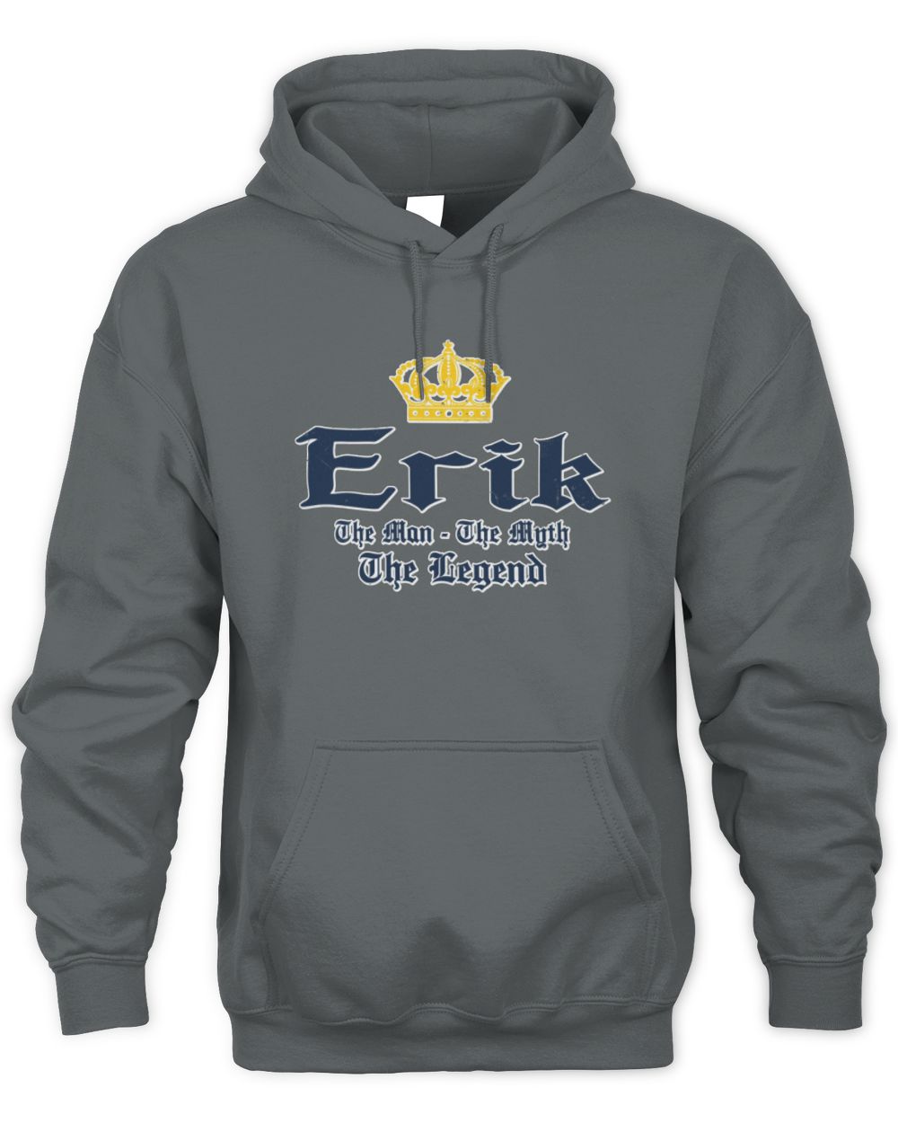 The Man The Myth The Legend Corona Beer T-Shirt ERIK M1-S83 / Unisex Hoodie / charcoal