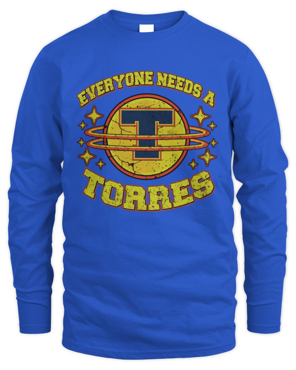 Everyone Needs a Your Name Shirt TORRES M1-76 / Men's Long Sleeved T-Shirt / royal