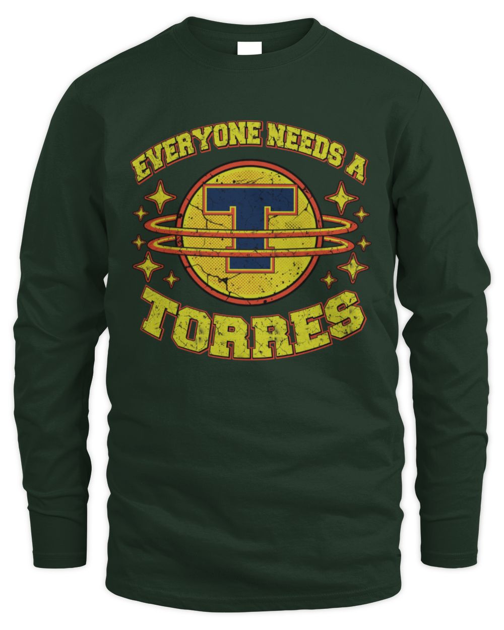Everyone Needs a Your Name Shirt TORRES M1-76 / Men's Long Sleeved T-Shirt / forest green