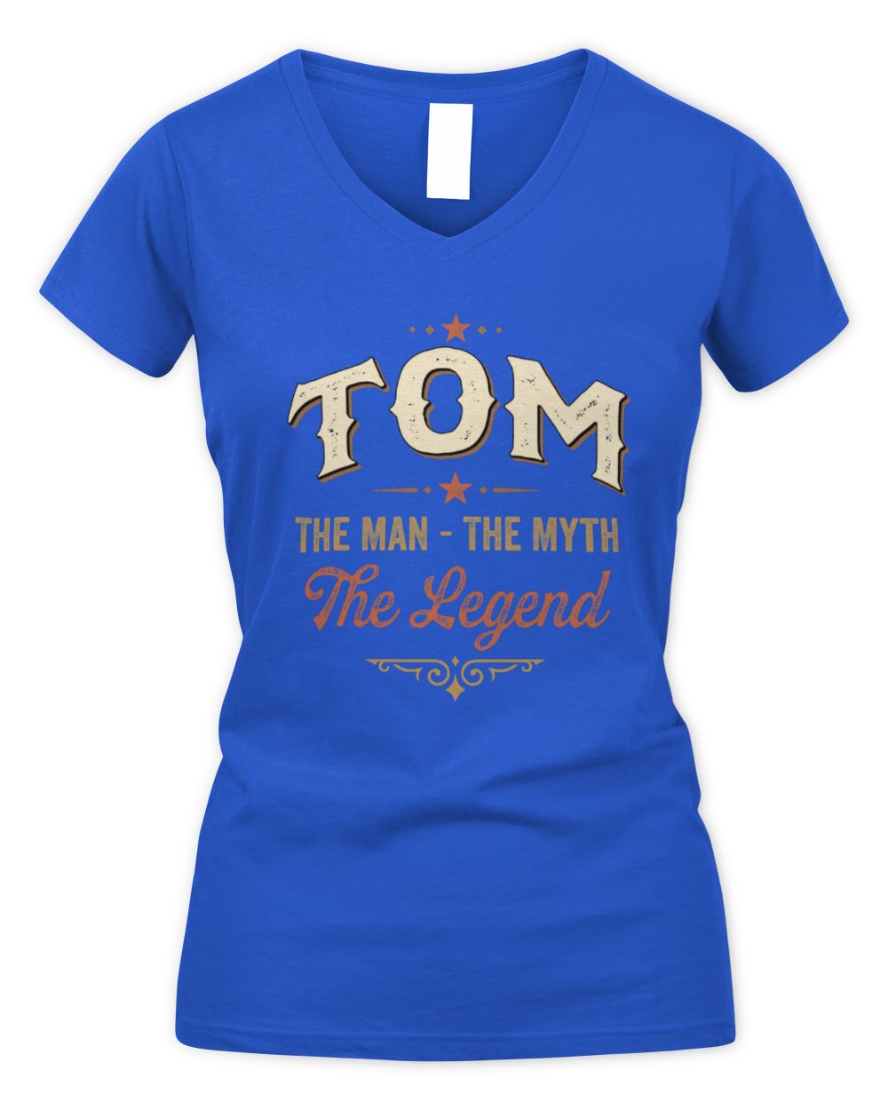 I'm Name I'm Not Rude I Just Have The Balls Funny T-Shirt TOM M1-77 / Women's V-Neck T-Shirt / royal