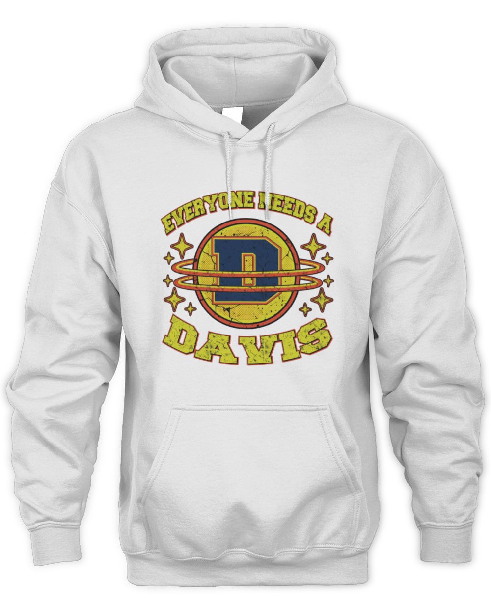 Everyone Needs a Your Name Shirt DAVIS M1-76 / Unisex Hoodie / white