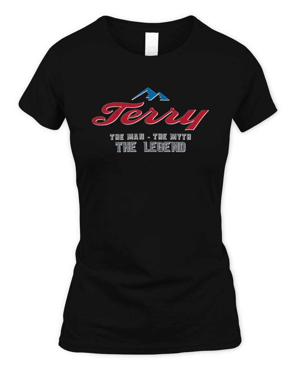 The Man The Myth The Legend Coors Light Beer T-Shirt TERRY M1-S84 / Women's Standard T-Shirt / black